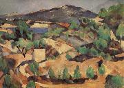 Paul Cezanne Mountains seen from l'Estaque china oil painting artist